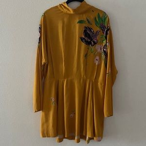 Free People Floral Tunic